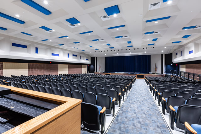 Irma Marsh Middle School auditorium