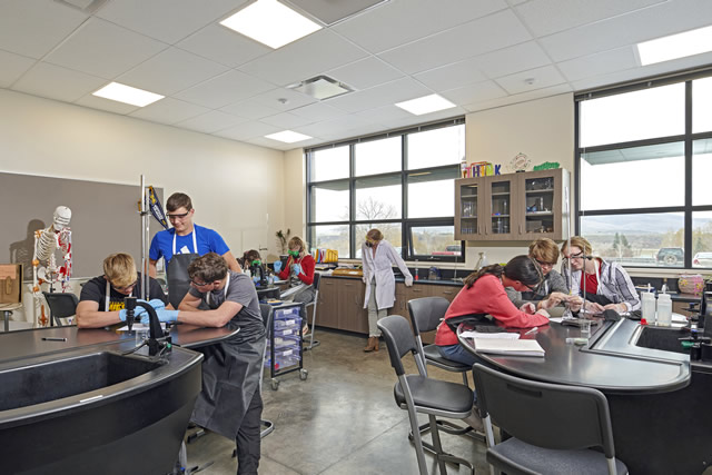 Meeker High School classroom