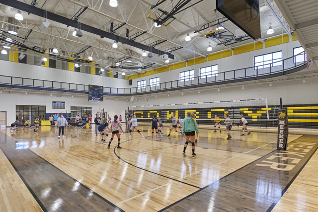 Meeker High School gym