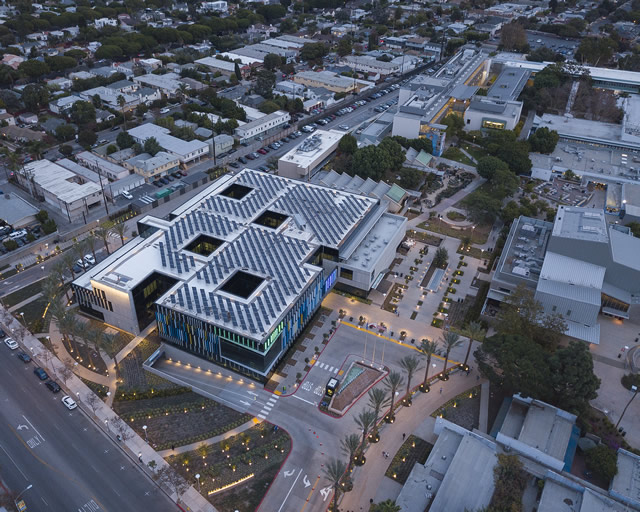 Santa Monica College arial view