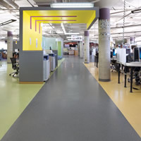 McMaster University rubber flooring