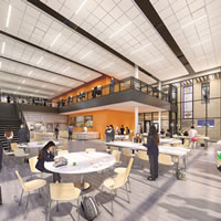 school commons area