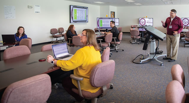 University of Louisiana Monroe Active Learning Classroom