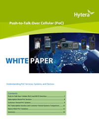 Push-to-Talk Over Cellular (PoC): Understanding PoC Services, Systems, and Devices