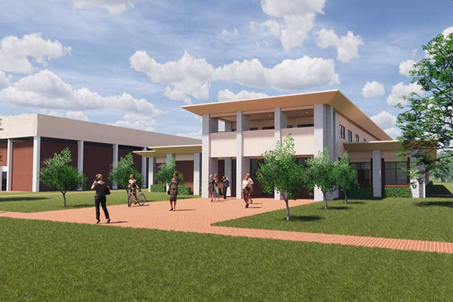 Meredith College construction